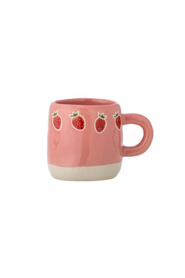 TASSE MILLIE ROSA ERDBEEREN