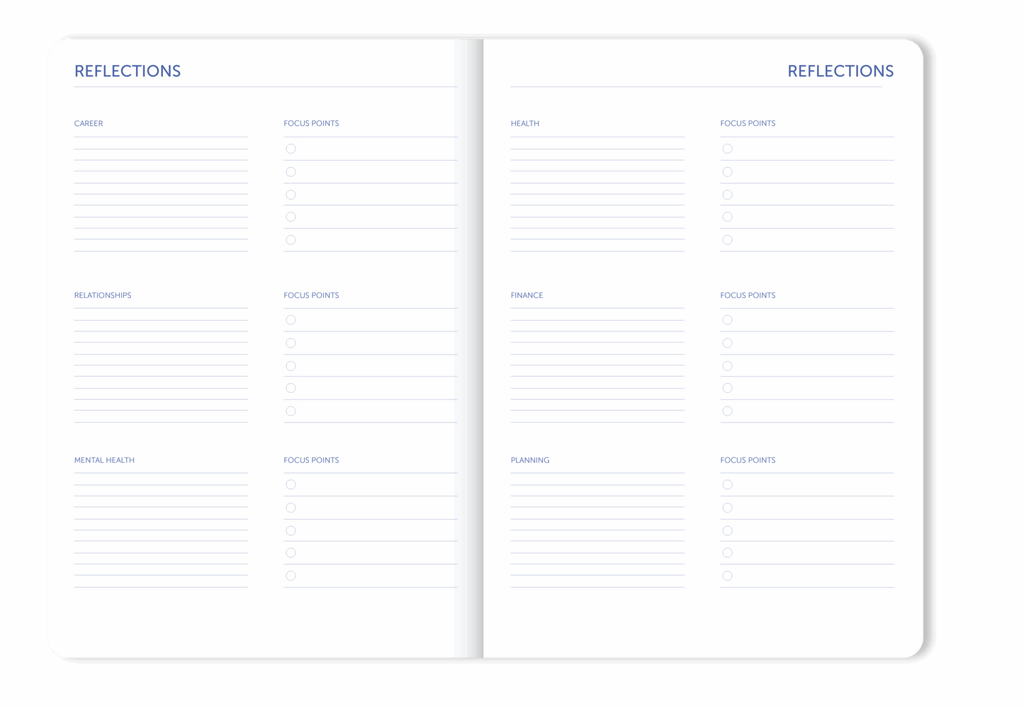 NOTIZBUCH MONTHLY JOURNAL