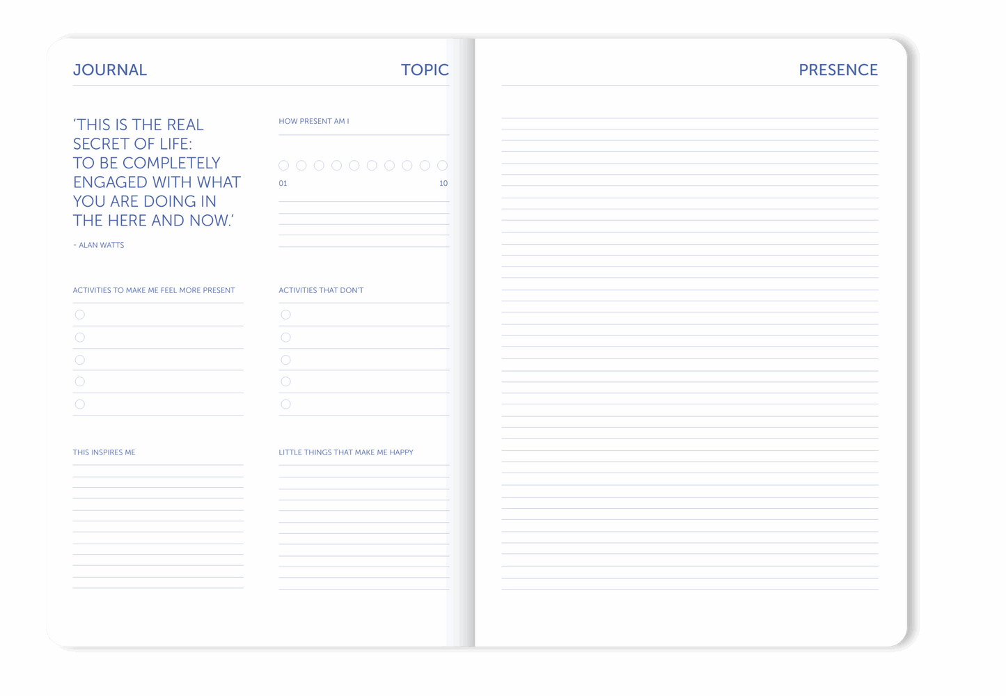 NOTIZBUCH MONTHLY JOURNAL