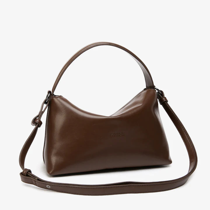 TASCHE NOTE GLOSSY STRUCTURE - COCOA