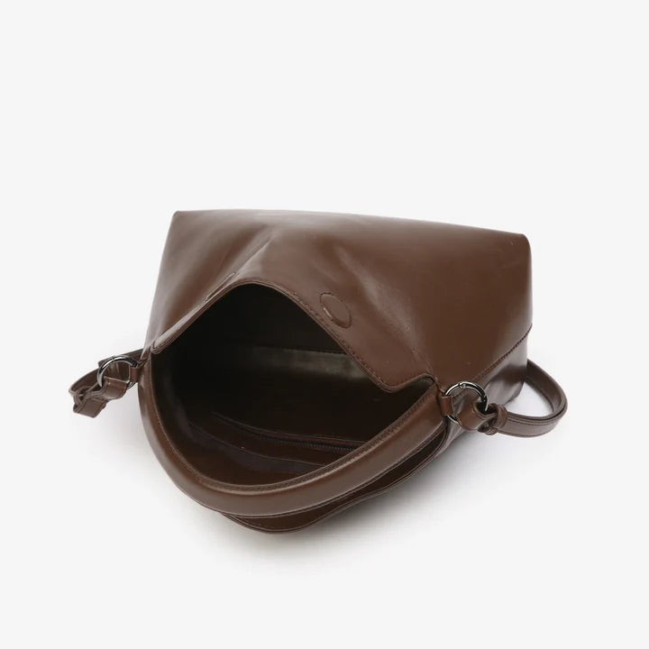 TASCHE NOTE GLOSSY STRUCTURE - COCOA