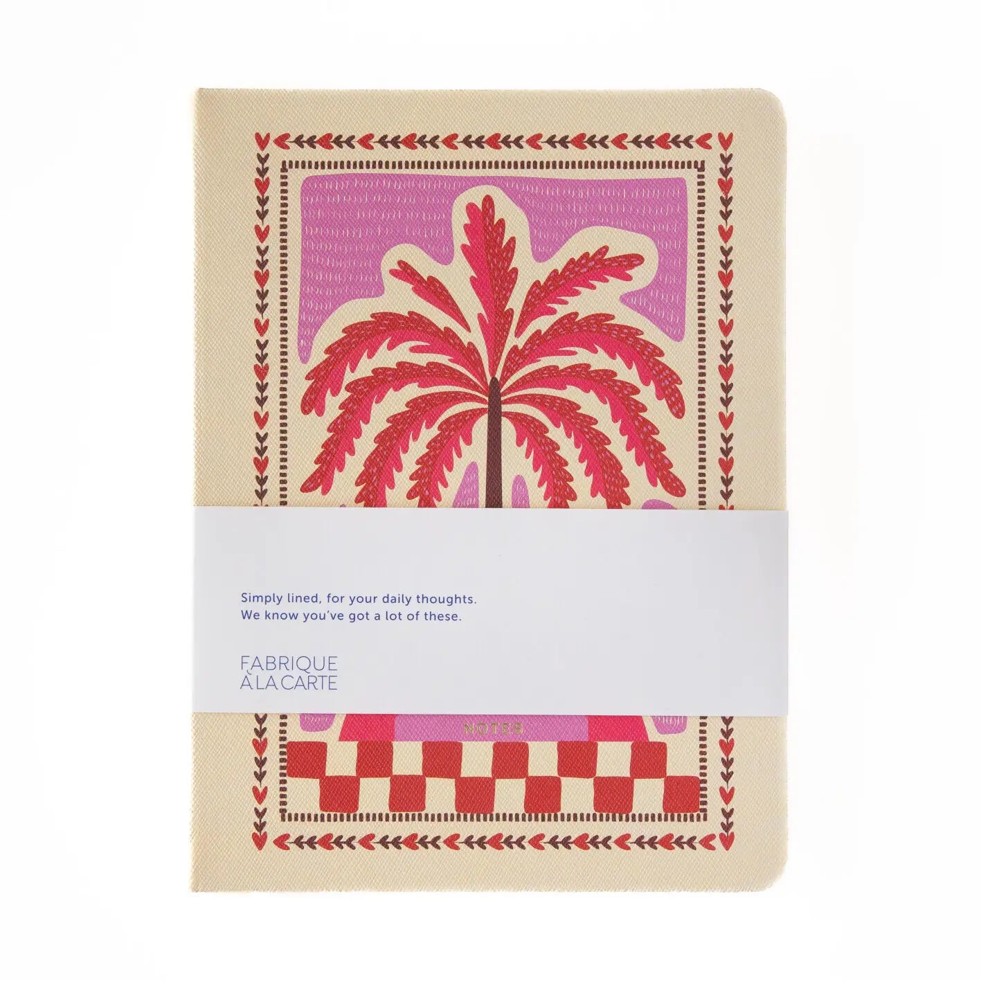 NOTIZBUCH NOTES PALME BEIGE