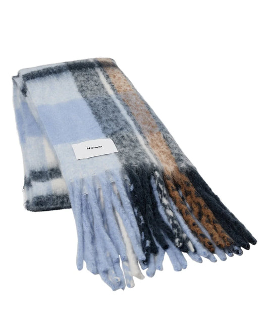 SCHAL NUMILO HELLBLAU BRAUN