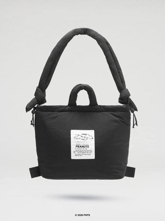 TASCHE ONA GROß SOFTBAG SCHWARZ SNOOPY X ÖLEND