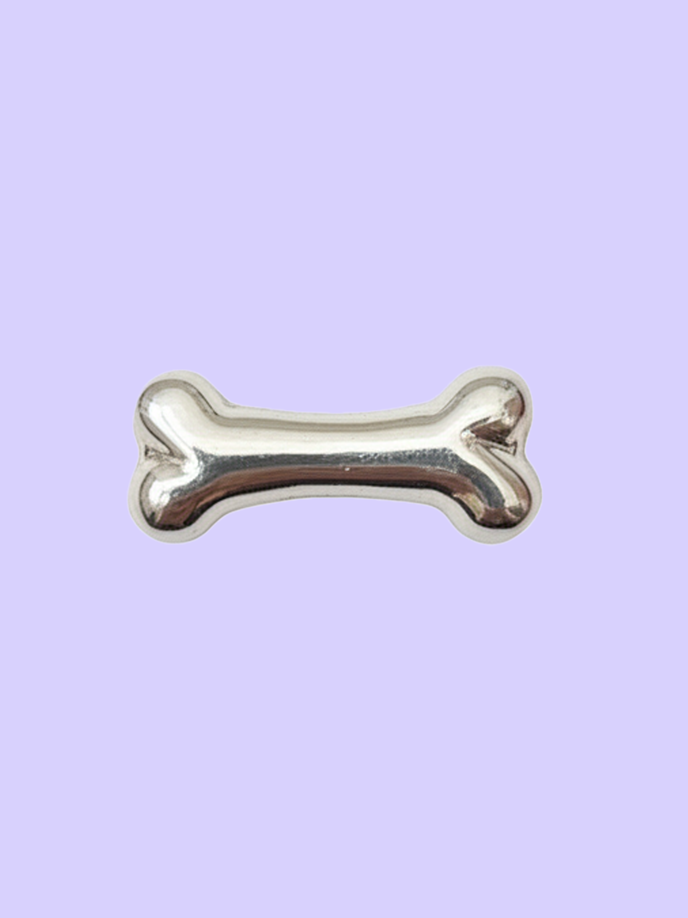 HUNDEHALSBAND ANHÄNGER KNOCHEN SILBER