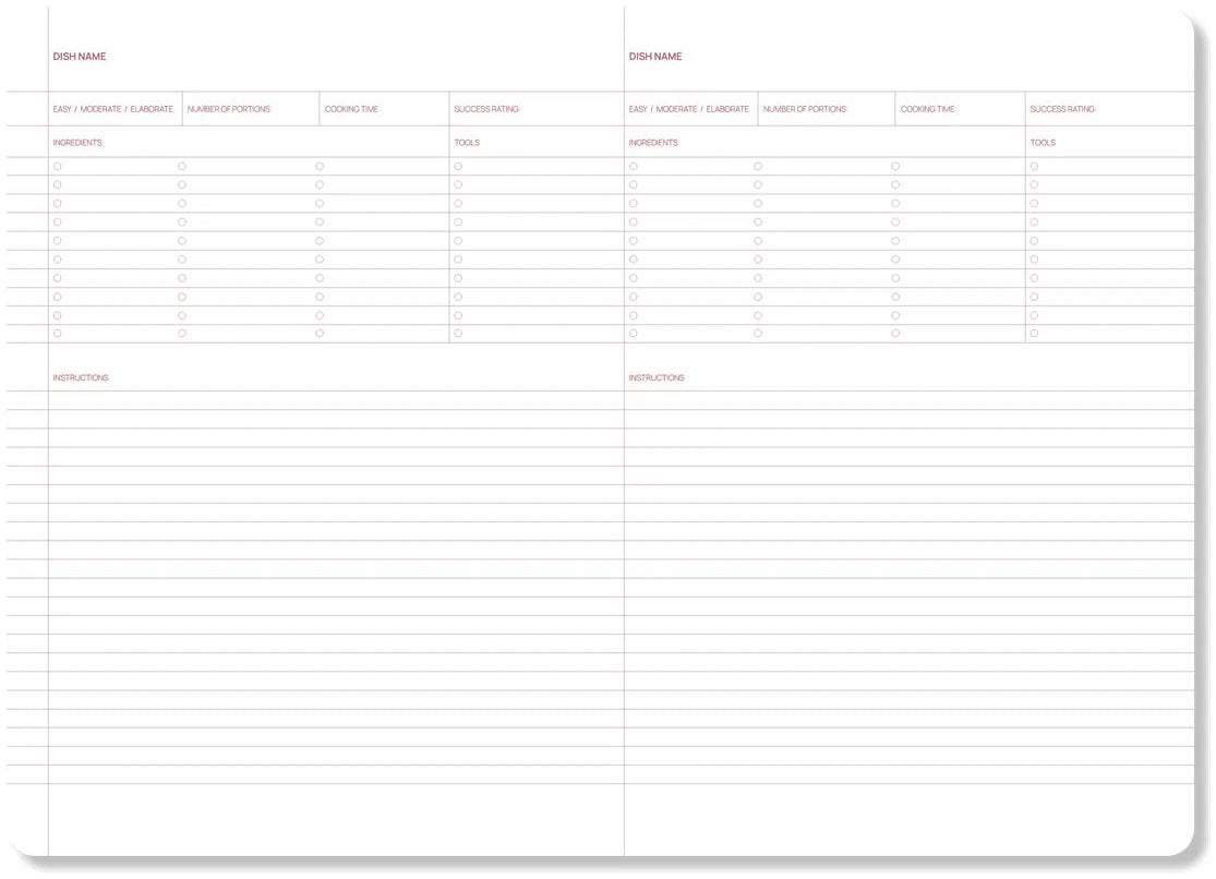 JOURNAL RECIPE JOURNAL