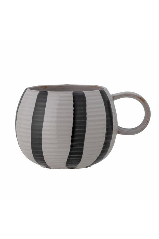 TASSE SERINA STREIFEN SCHWARZ
