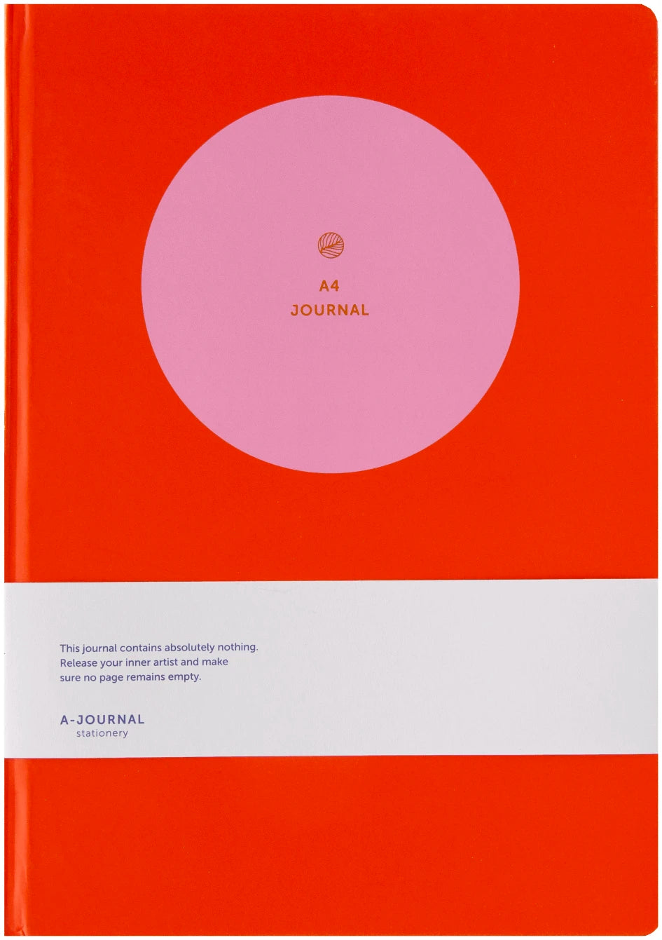 SKIZZENBUCH ROSA ROT A4