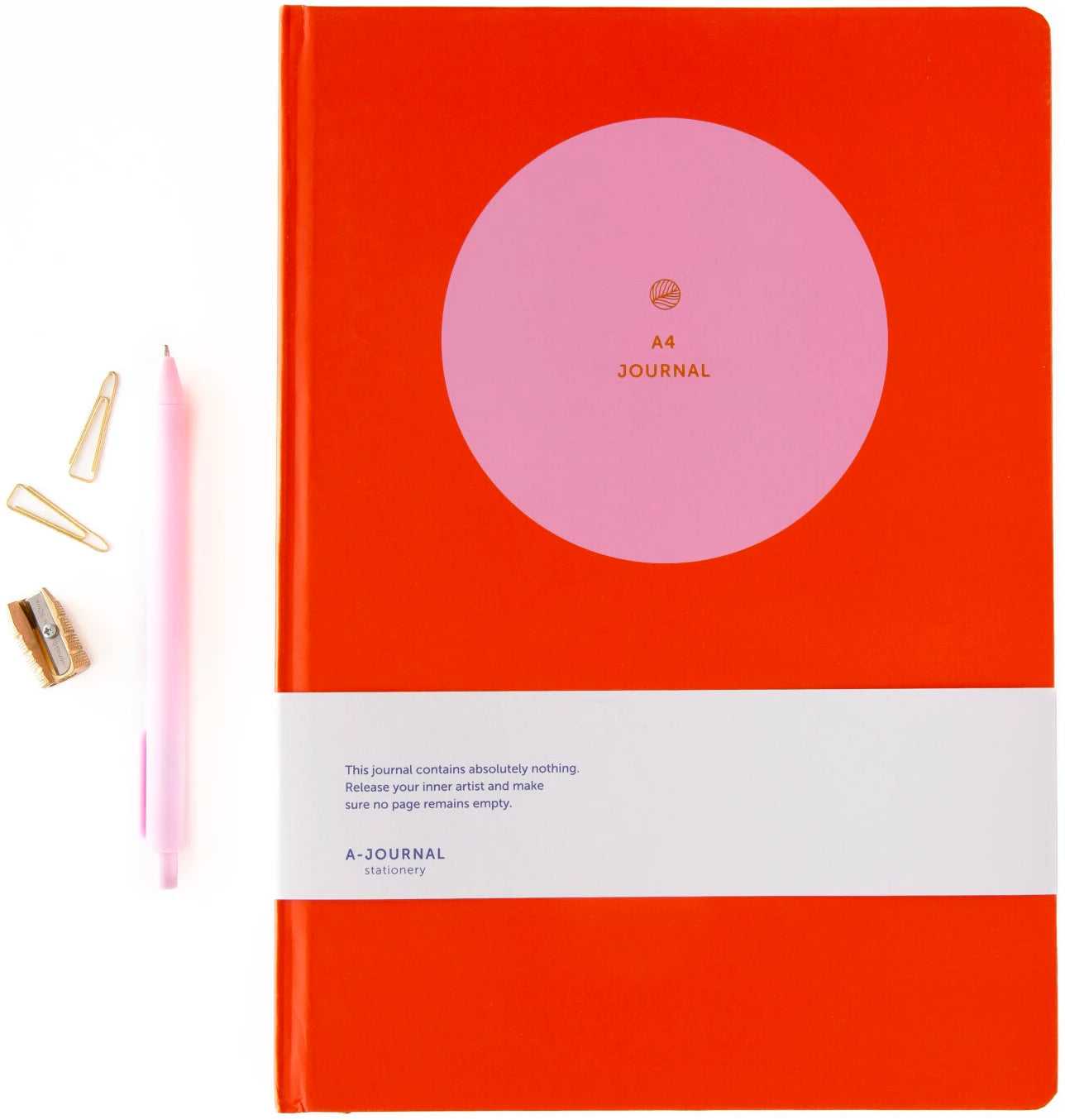 SKIZZENBUCH ROSA ROT A4