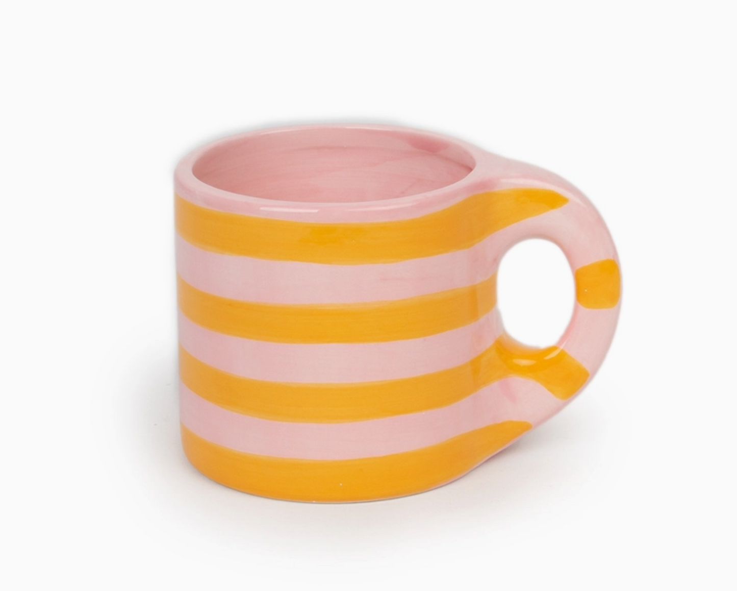 TASSE PICASSO GESTREIFT ROSA