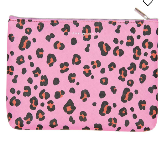 KOSMETIKTASCHE ACID LEO PINK