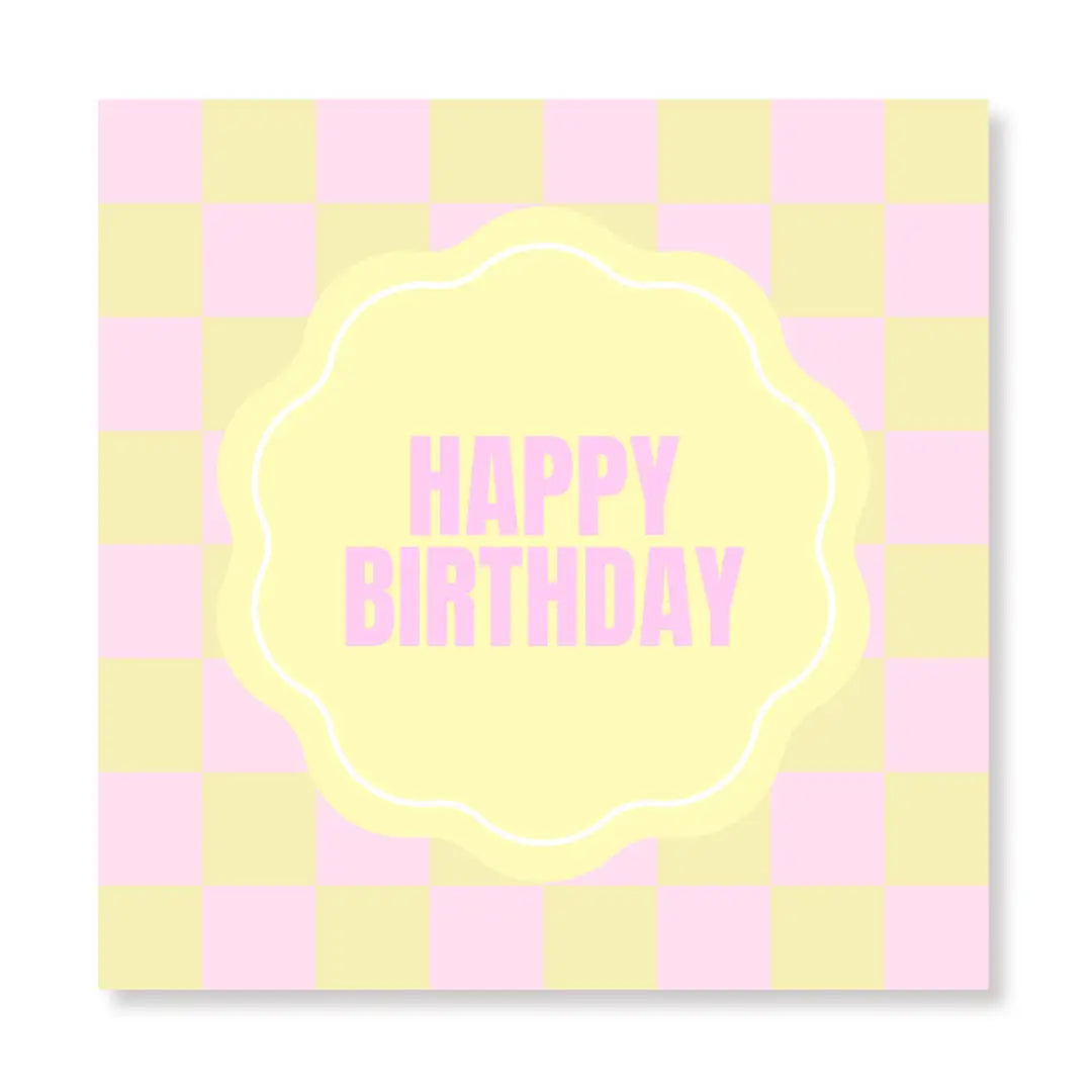 SERVIETTEN HAPPY BIRTHDAY