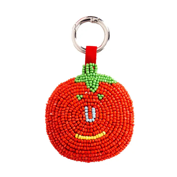 SCHLÜSSELANHÄNGER TOMATE PERLEN