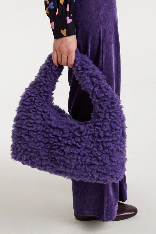 HANDTASCHE FLUFFY BLAU