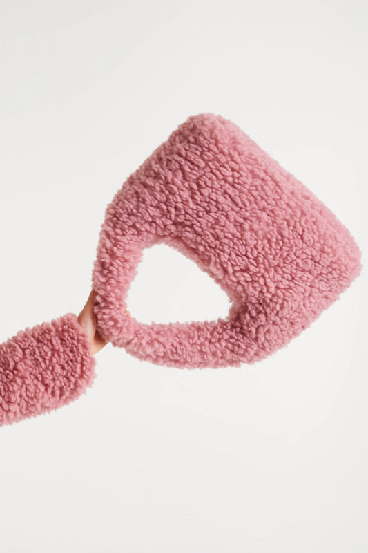 HANDTASCHE FLUFFY ROSA