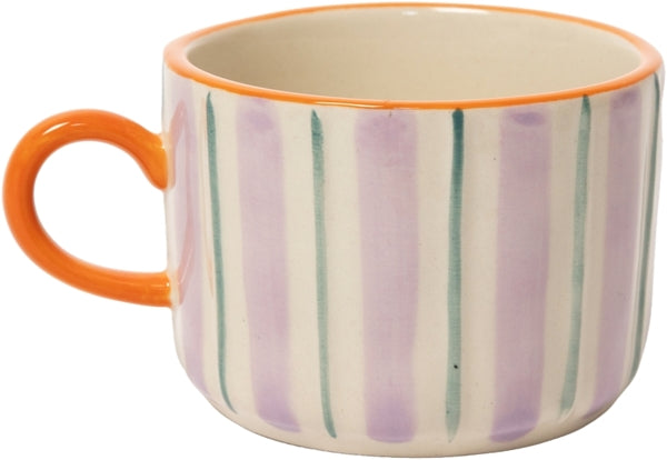 TASSE VIOLETT/PETROL/ORANGE