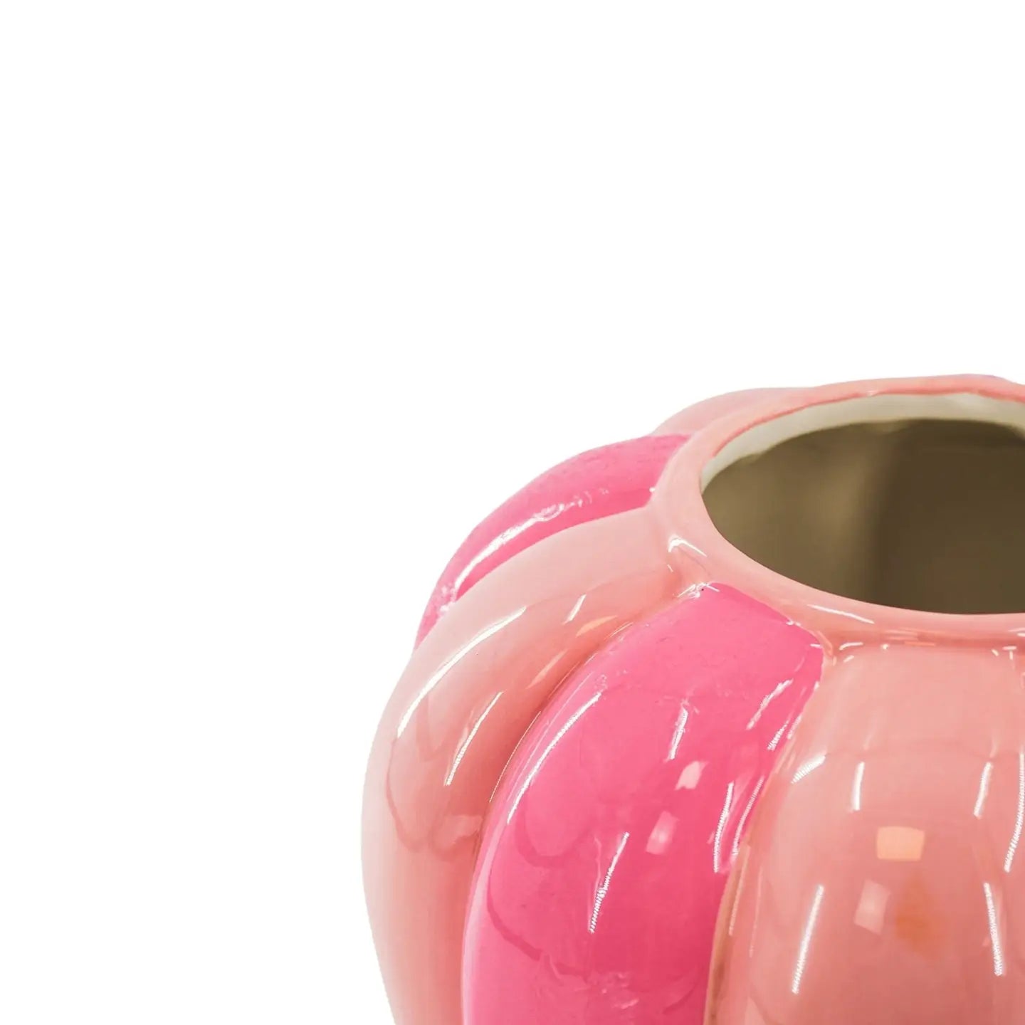 VASE SWIRL PINK ROSA