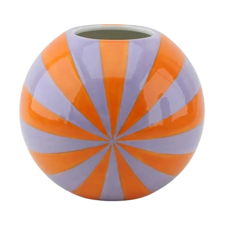VASE KUGEL SWIRL CIRCUS KLEIN