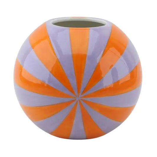VASE KUGEL SWIRL CIRCUS KLEIN