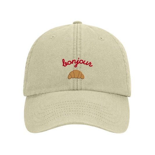 VINTAGE CAP BONJOUR BEIGE