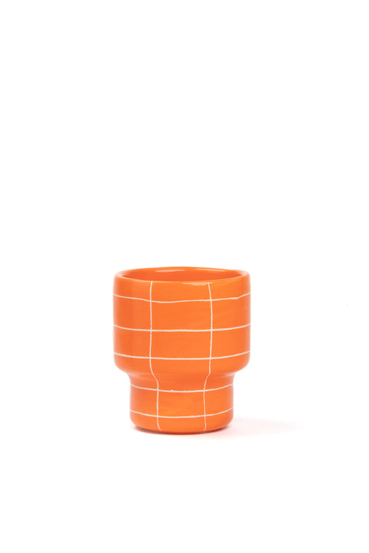 TASSE GRID ORANGE GROSS