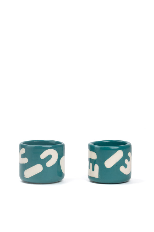 TASSE BLOBS GRÜN KLEIN