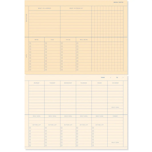 WOCHENPLANER A-JOURNAL ORANGE