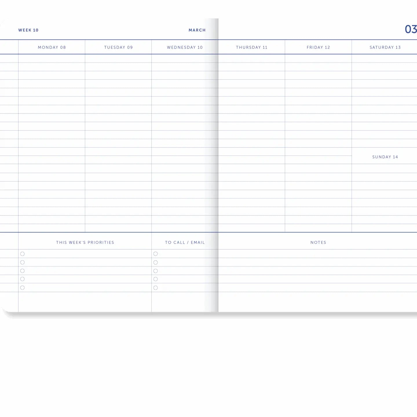 JOURNAL TERMINKALENDER LINIERT 2026/2027 VANILLE