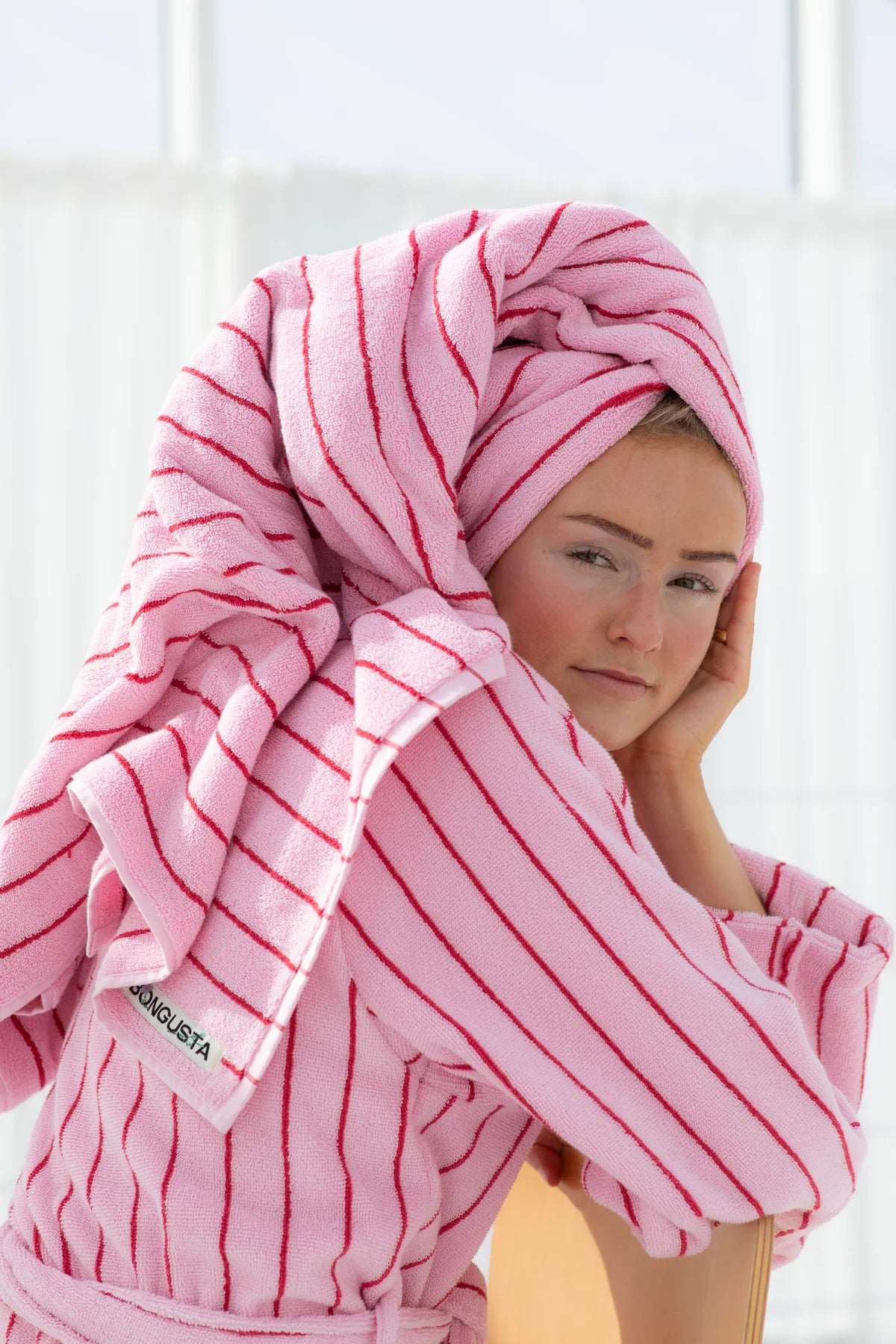 HANDTUCH BABY PINK & SKI PATROL