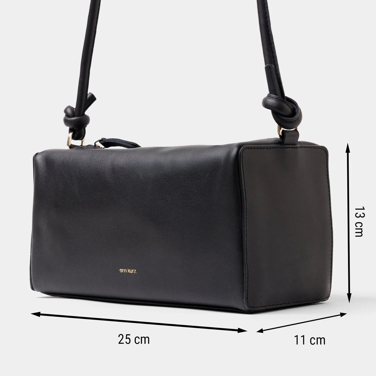 TASCHE LONG SQUARE - NAPPA BLACK