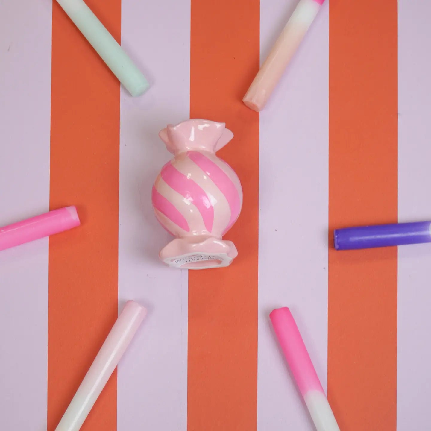KERZENHALTER BONBON ROSA PINK
