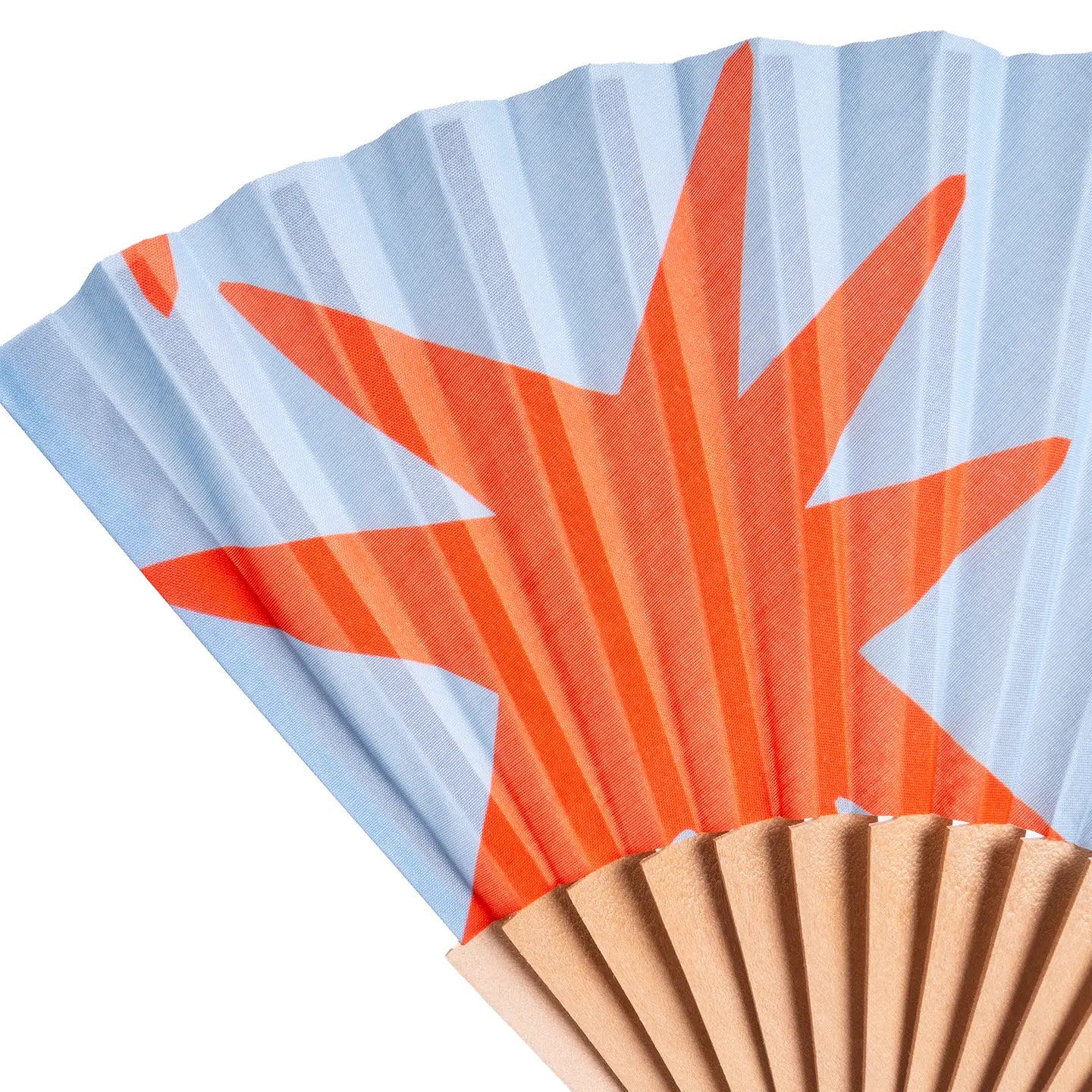 FÄCHER STERNE BLAU ORANGE
