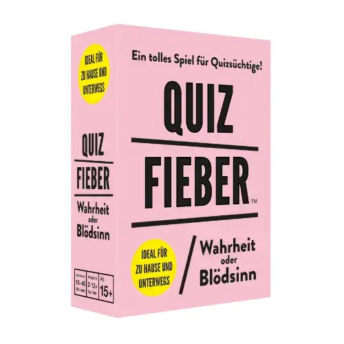 KARTENSPIEL QUIZFIEBER WAHRHEIT ODER BLÖDSINN