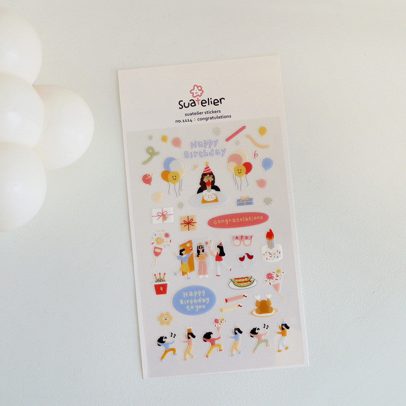 DAILY DECO STICKERS Congratulations