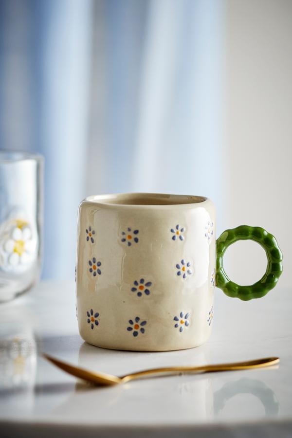 TASSE DORTHEA BLUMEN CREME