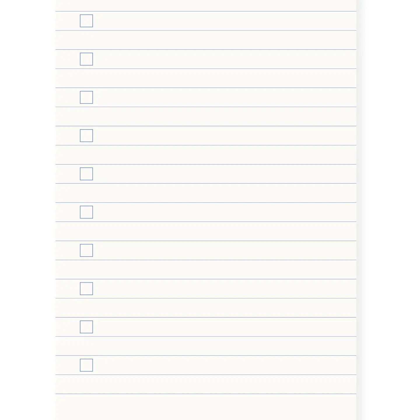 NOTIZBLOCK EVERYDAY LIST GRÜN