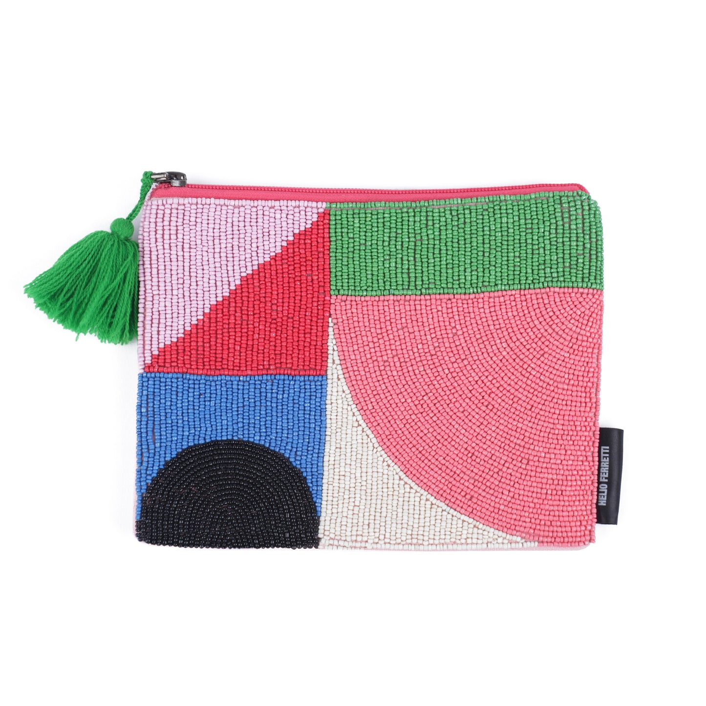 KOSMETIKTASCHE CLUTCH MUSTER GEOMETRISCH
