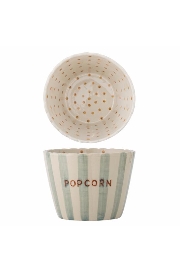 SCHALE POPCORN STREIFEN PUNKTE