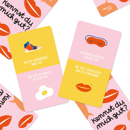 KARTENSPIEL KENNST DU MICH GUT?