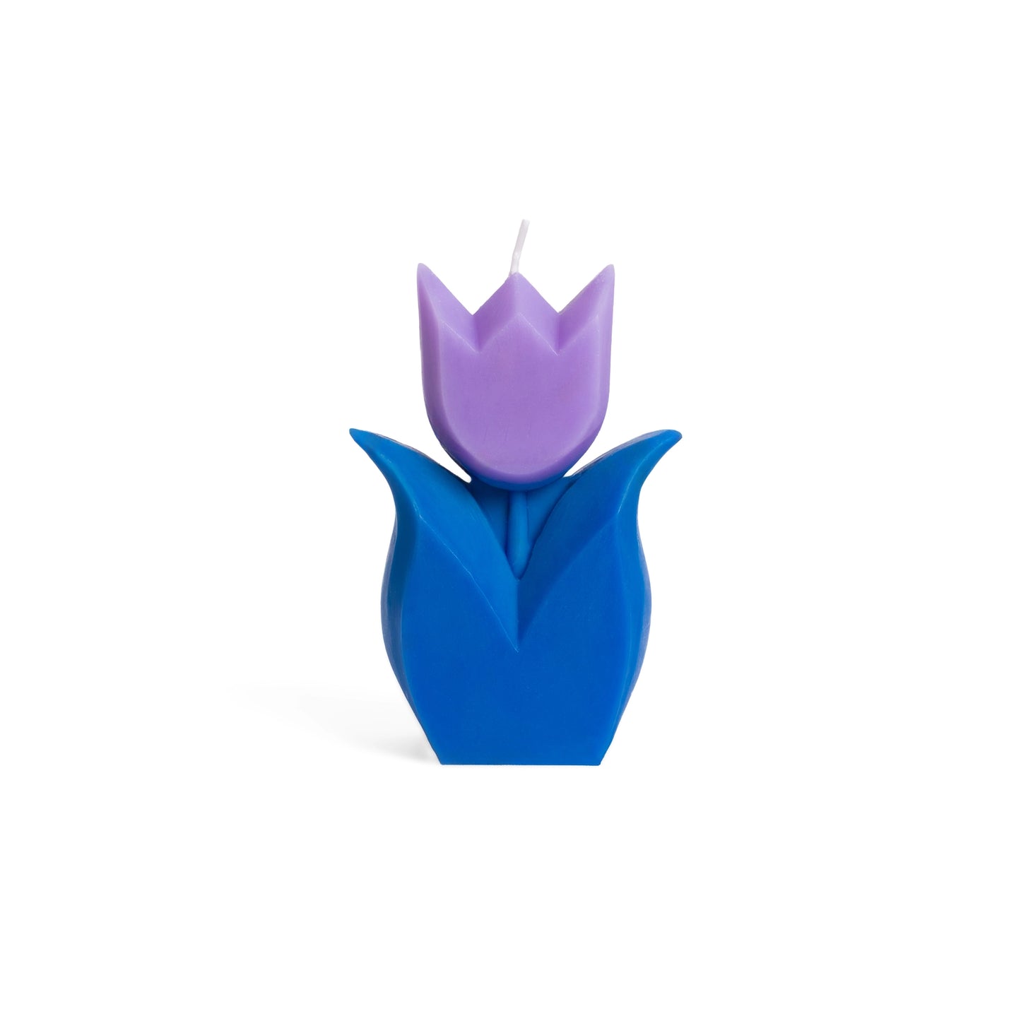 KERZE TULPE BLAU