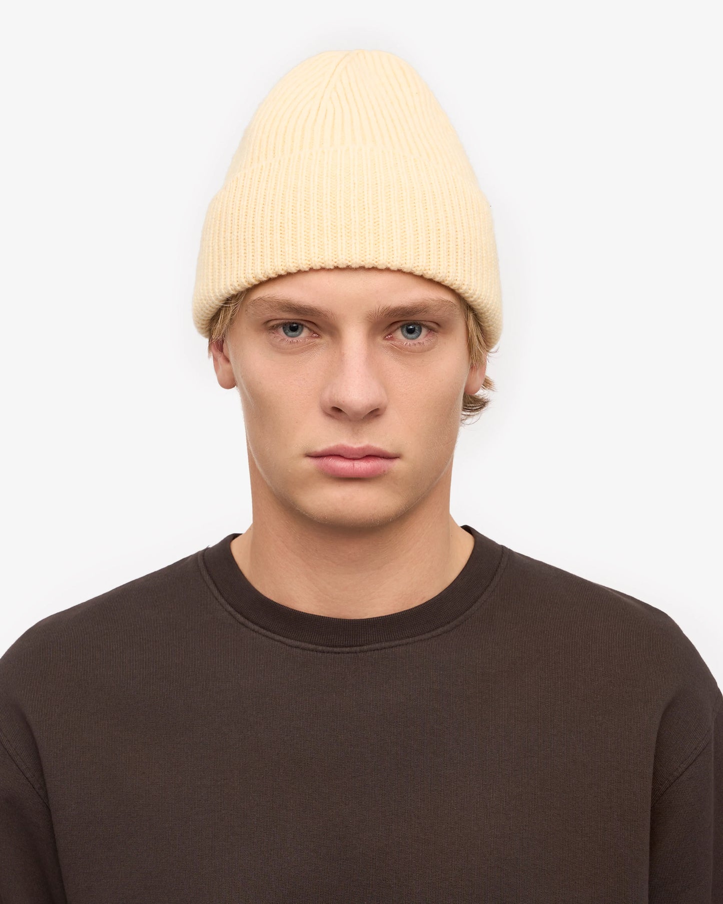 COLORFUL STANDARD MÜTZE SOFT YELLOW