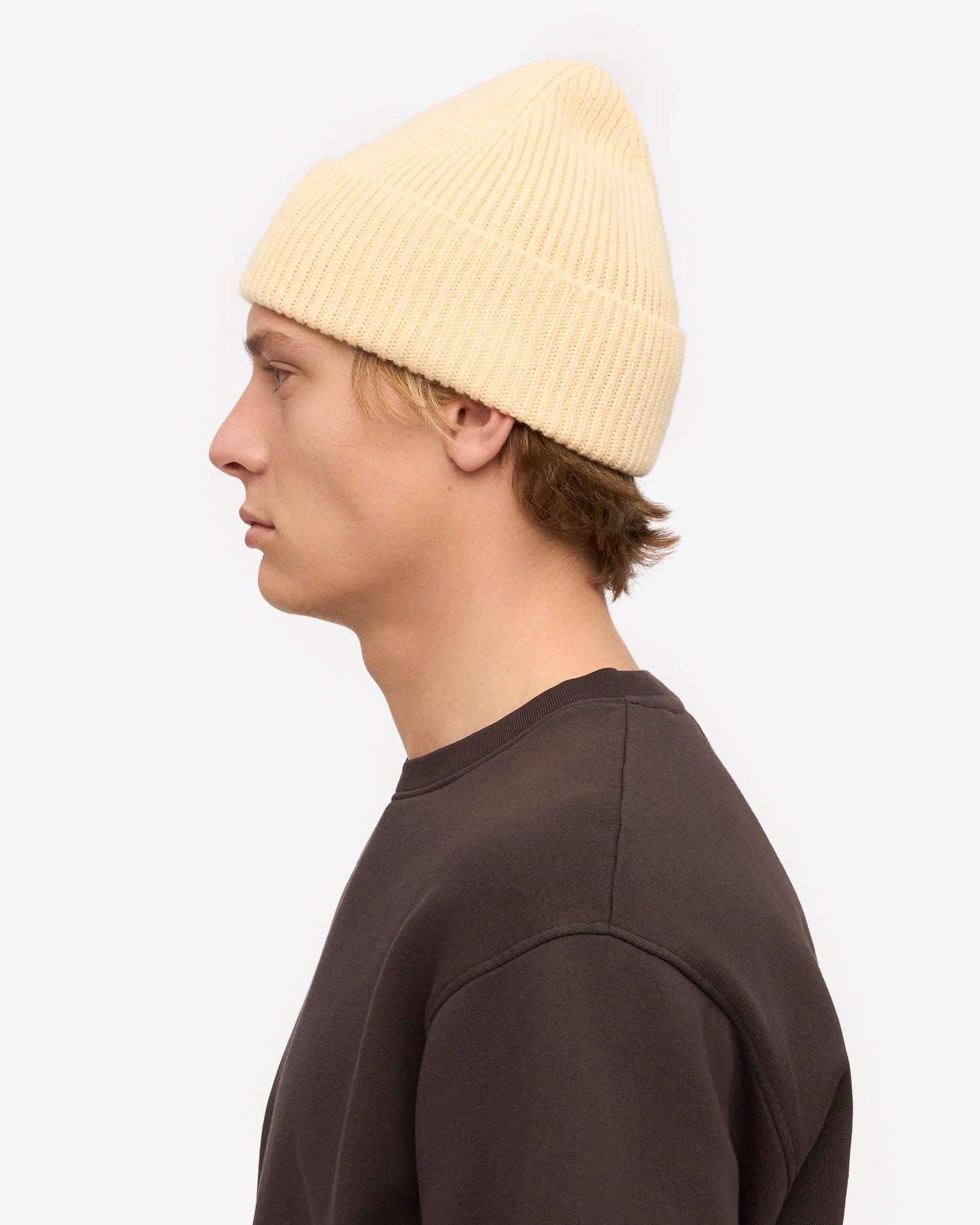 COLORFUL STANDARD MÜTZE SOFT YELLOW
