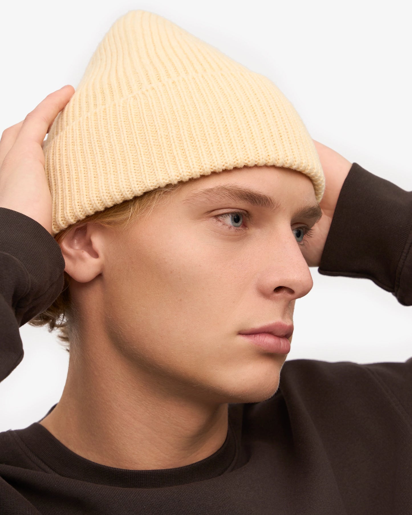 COLORFUL STANDARD MÜTZE SOFT YELLOW