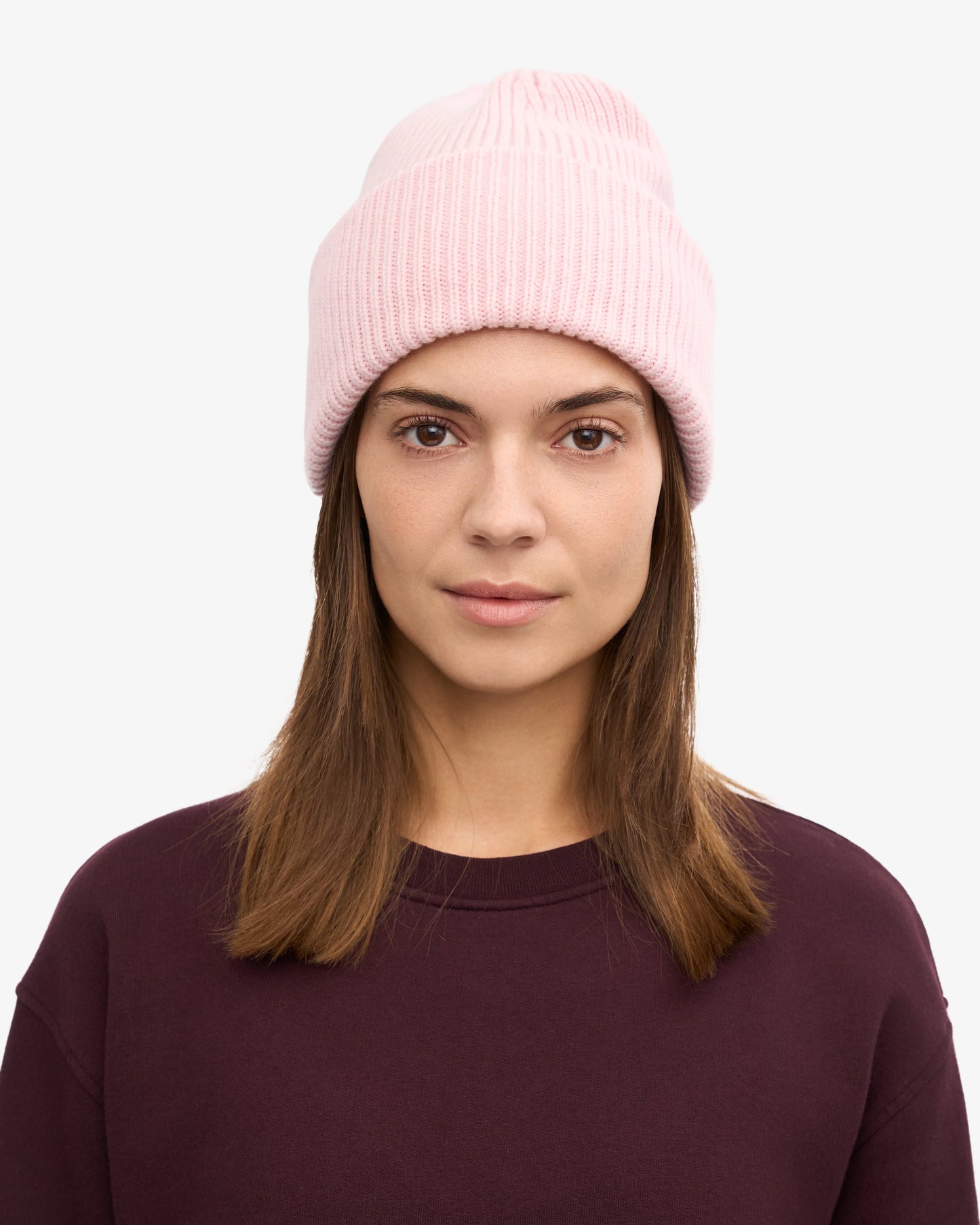 COLORFUL STANDARD MERINO WOLLE MÜTZE FADED PINK