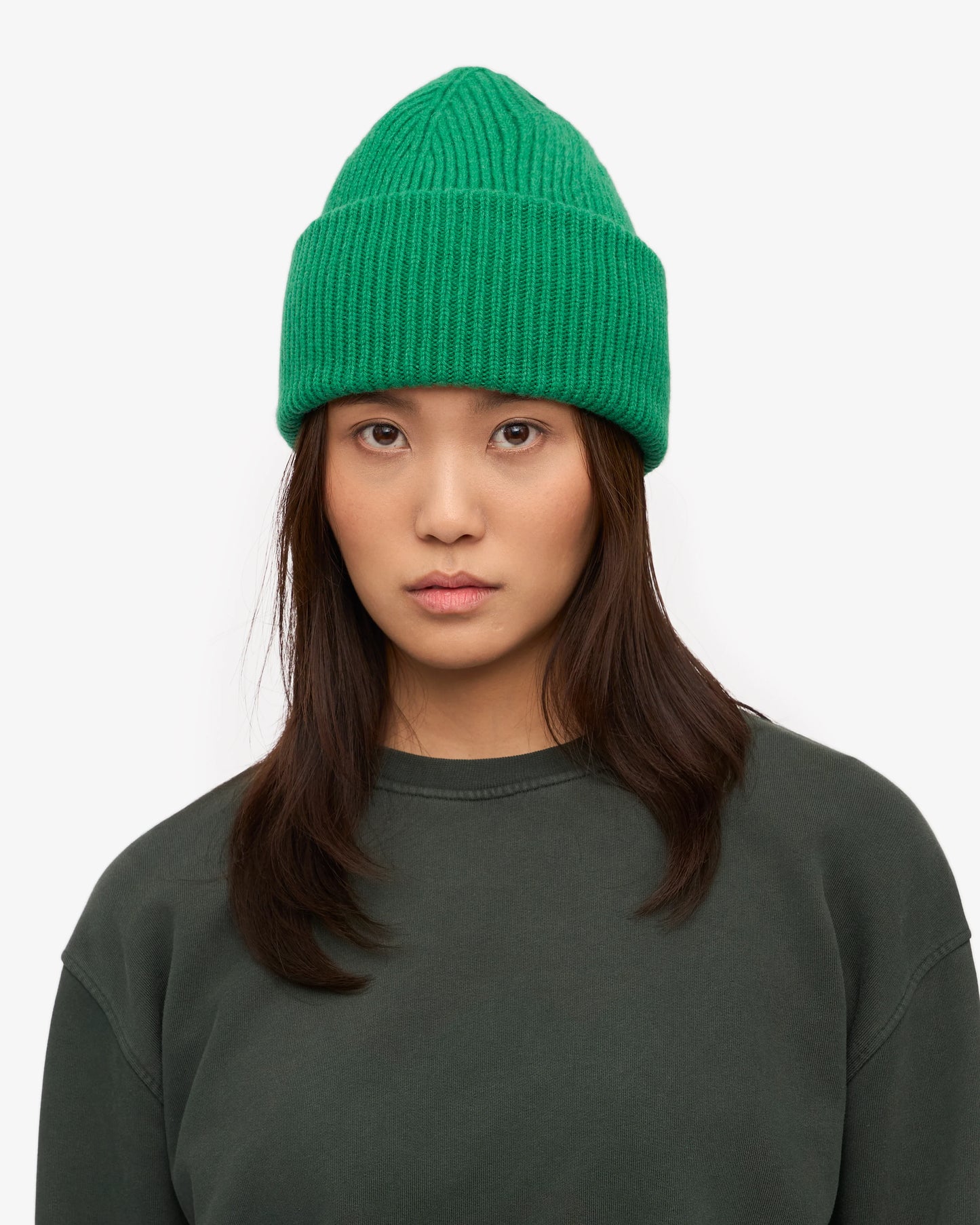COLORFUL STANDARD MERINO WOLLE MÜTZE KELLY GREEN