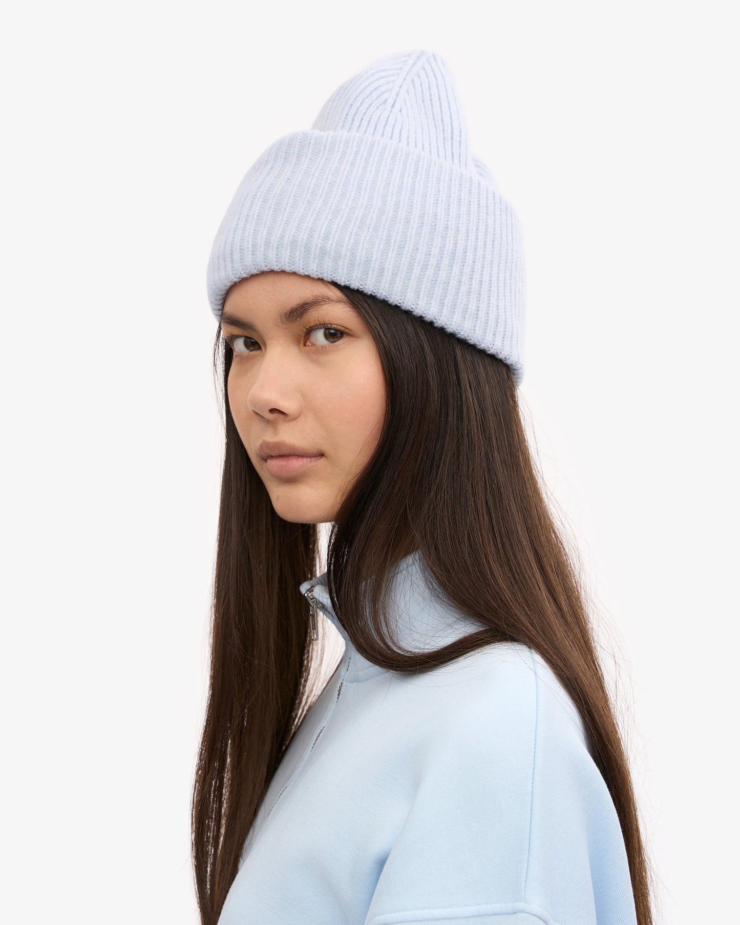 COLORFUL STANDARD MERINO WOLLE MÜTZE POLAR BLUE