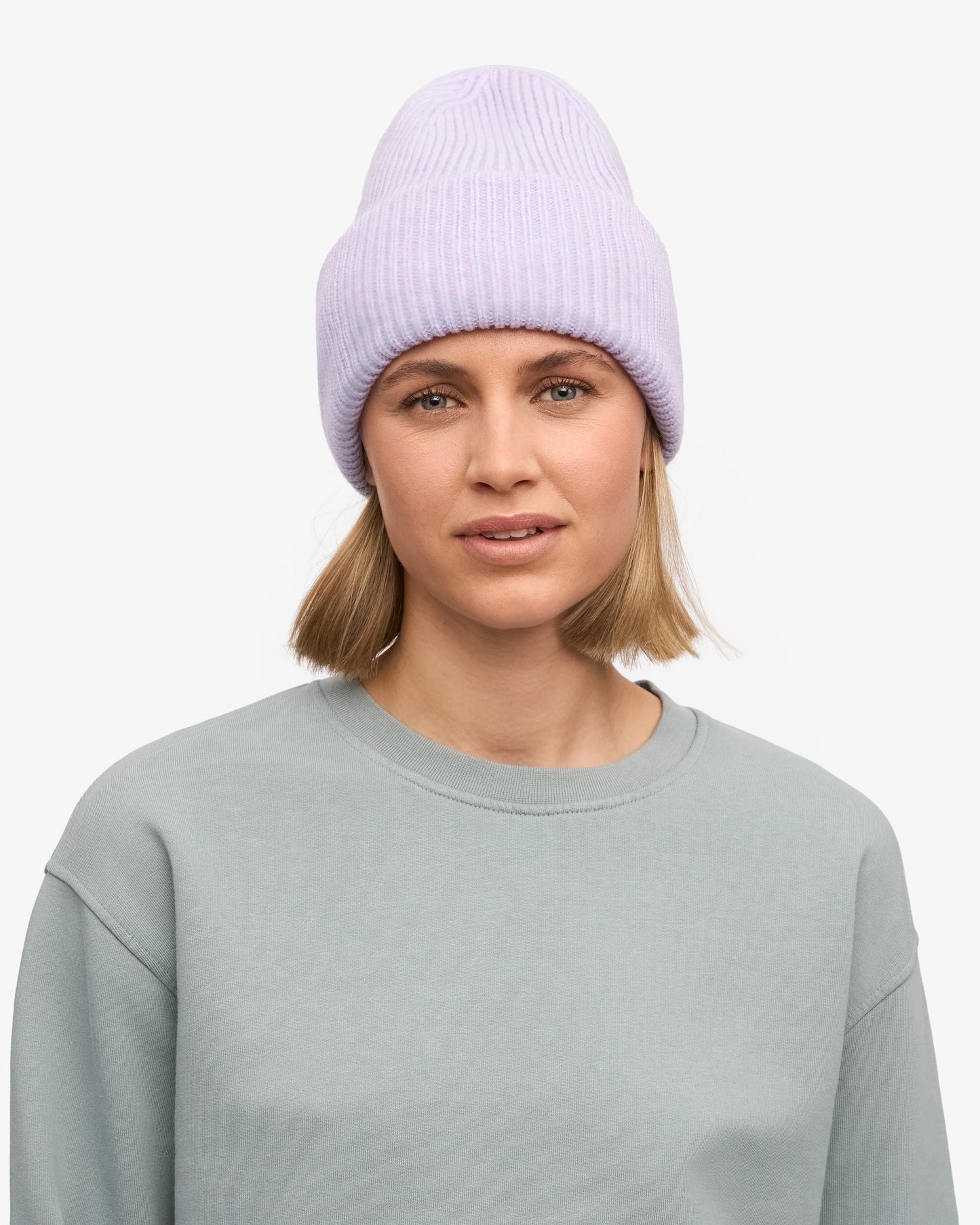 COLORFUL STANDARD MERINO WOLLE MÜTZE SOFT LAVENDER