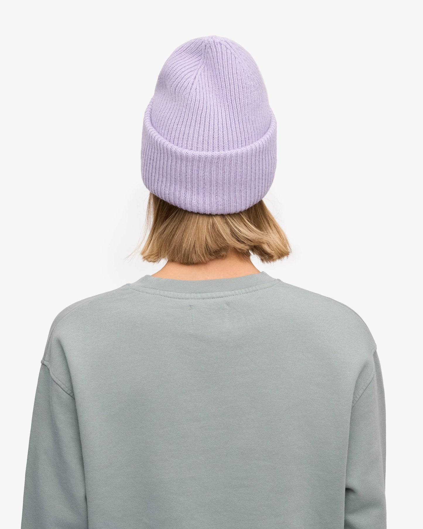 COLORFUL STANDARD MERINO WOLLE MÜTZE SOFT LAVENDER