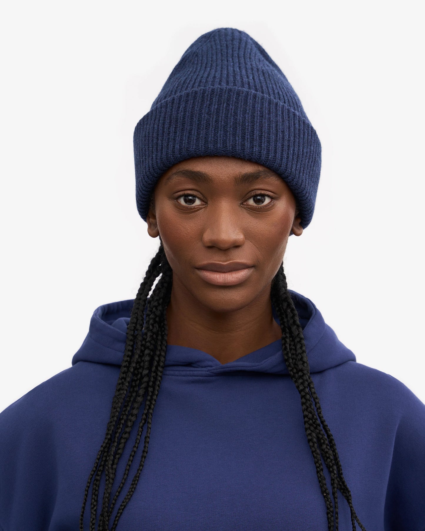 COLORFUL STANDARD MERINO WOLLE MÜTZE MARINE BLUE