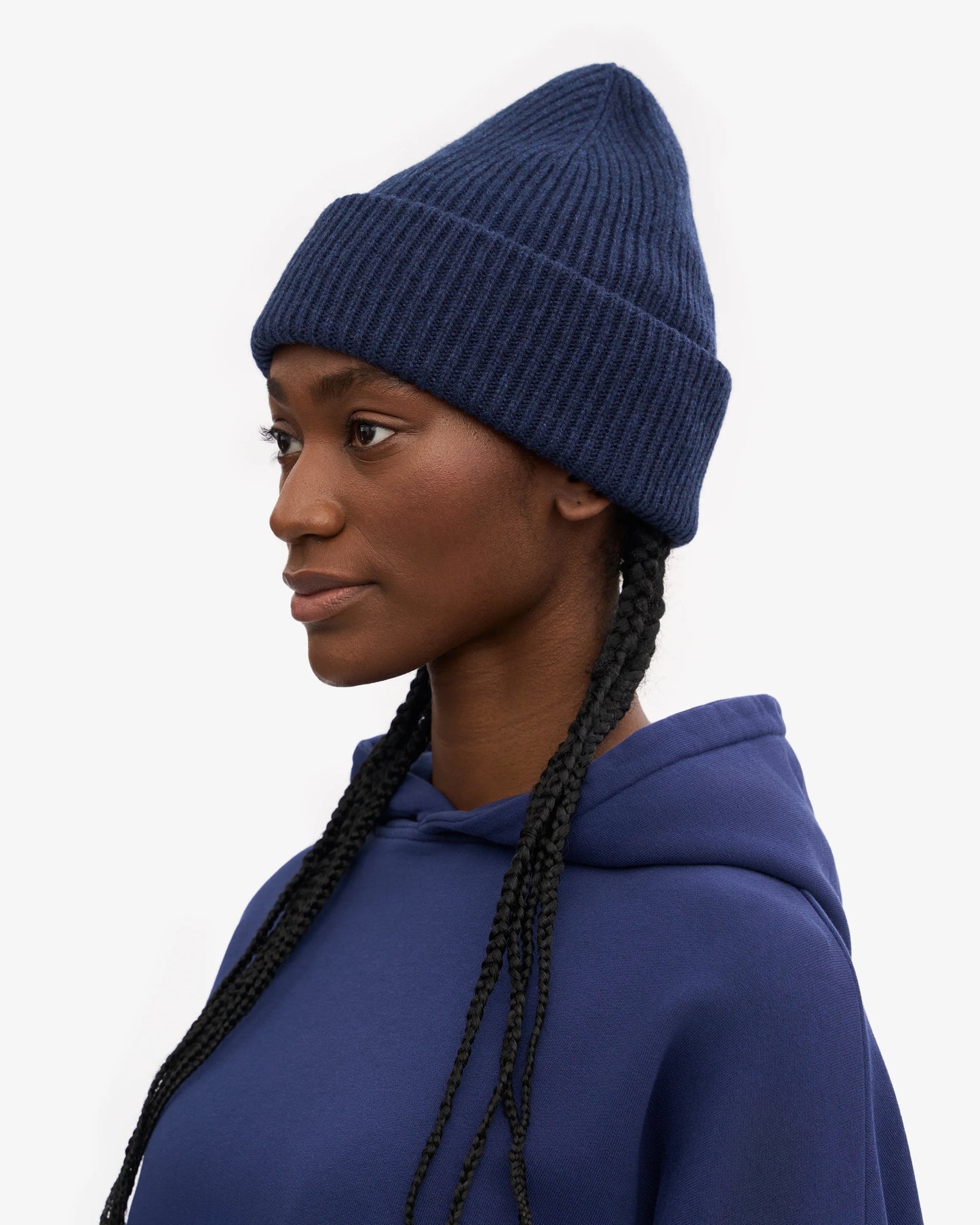 COLORFUL STANDARD MERINO WOLLE MÜTZE MARINE BLUE